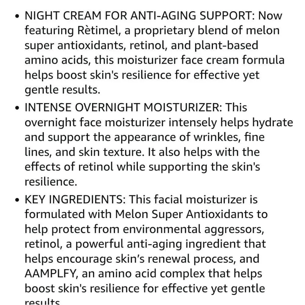 Meaningful Beauty Age Recovery Night Crème with Melon Extract and Retinol